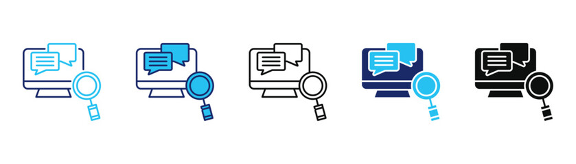 Finding Information icon pack in multiple styles