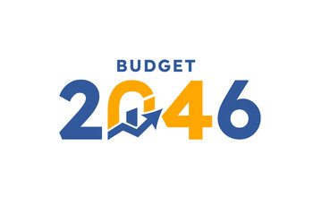 Budget 2046 logo design, 2046 budget banner design templates png