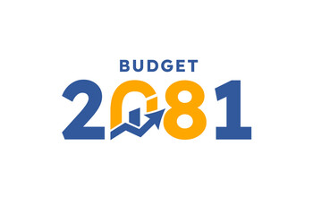 Budget 2081 logo design, 2081 budget banner design templates png