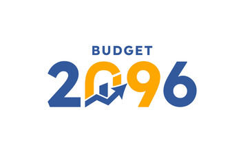 Budget 2096 logo design, 2096 budget banner design templates png