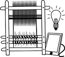 Craft, technology, and ideas: weaving tradition with digital Vector