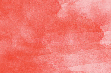 Red abstract background in watercolor style