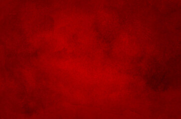 Red abstract background in watercolor style