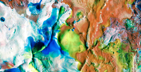 Immerse Yourself in the Mesmerizing Dance of Colors and Textures on an Abstract Canvas
