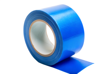 Roll of Versatile Blue Duct Tape for DIY Repairs and Creative Projects, Essential for Various Tasks