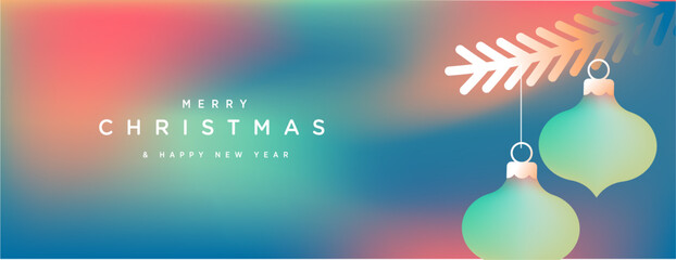 Fototapeta na wymiar Merry Christmas and Happy New Year. Vector illustration for website banner, social media banner, greeting card, posters, covers, business and marketing material.