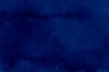 Hand painted blue watercolor background.