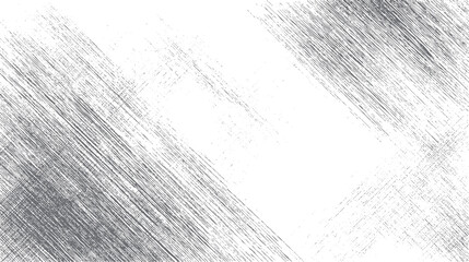 Fototapeta premium Abstract distressed grey diagonal lines and dots pattern on white background texture grunge
