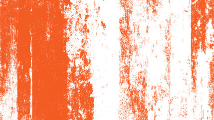 Abstract distressed orange and white textured background with vertical streaks and scattered speckles