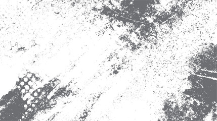 Abstract grayscale distressed texture background with scattered dots and irregular shapes grunge