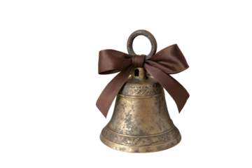 Festive Bell with Bow A Classic Holiday Decoration