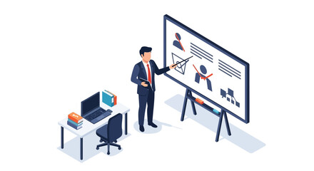 A vibrant and versatile vector graphic design featuring a dynamic composition of colorful geometric shapes and abstract elements suitable for modern branding and digital applications