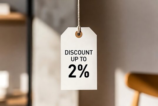 Announcing a tempting 2% discount today only for savvy shoppers seeking a great deal on must have items in our exclusive limited time sale now