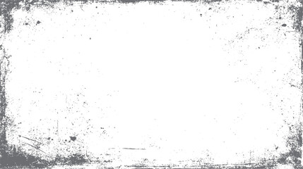 Obraz premium Distressed grunge texture background with gray speckles and scratches on white vector