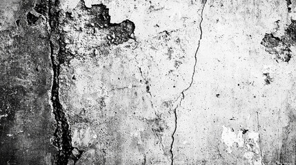 ひび割れたコンクリート壁のグランジテクスチャ
