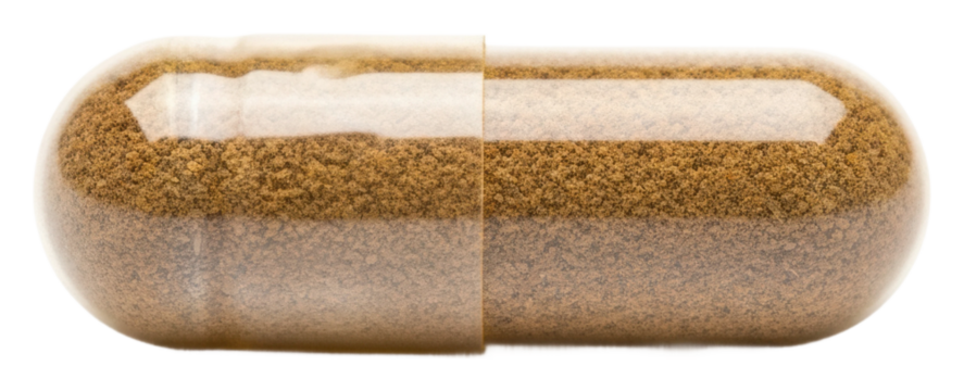 Capsule supplement usage home health guide wellness isolated on transparent background