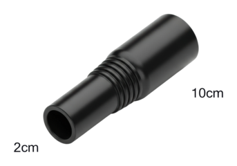 Industrial manufacturing workshop for injection molding parts isolated on transparent background