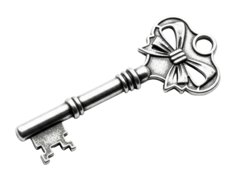 Unlocking the secrets vintage key isolated on transparent background