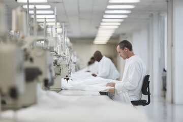 cuttingedge clothing production facility designed specifically for drone delivery systems showcasing intricate