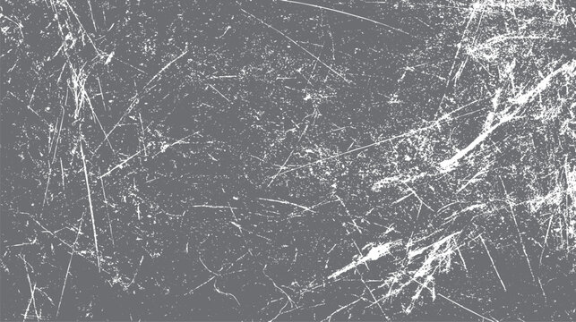 Textured gray background with white scratches and speckles resembling weathered concrete or distressed metal surface