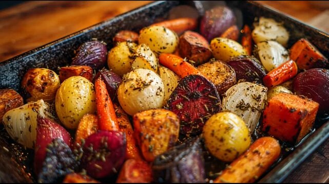Roasted Root Vegetables With Winter Spices