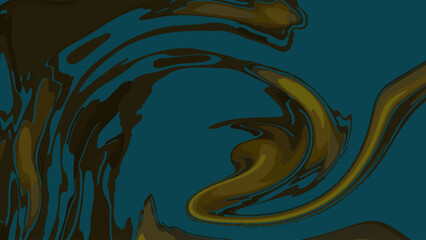 Teal and brown abstract swirl background with smooth flowing liquid shapes and organic marbled textures ideal for digital art, packaging, branding, posters and modern decorative design projects.