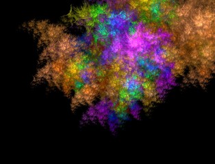 Imaginatory fractal abstract background Image