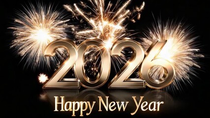Experience the excitement of New Year's Eve 2026 with bright fireworks lighting up the night sky. Join the celebration filled with joy and hope for the year ahead