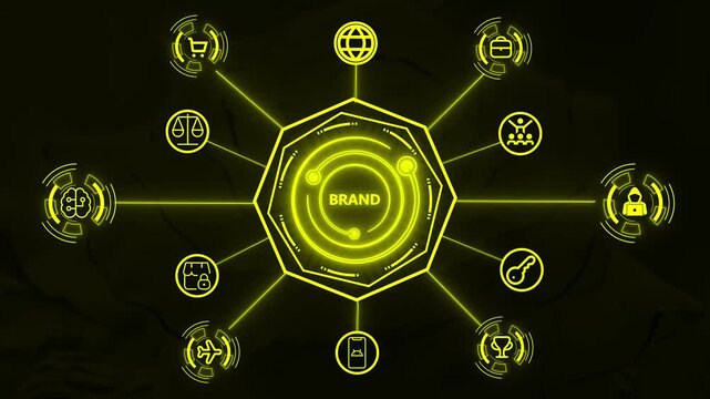 Modern Investment Business Brand, Presentation Template with Dynamic Data Charts, Professional Growth Animation, Corporate Finance Visualization, and Company Success Progress Design Concept