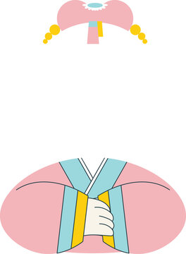 정통 한복 얼굴합성