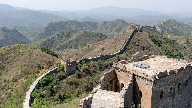 Restored section of the Great Wall of China at Jinshanling
