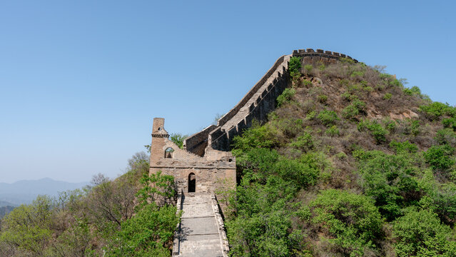 Restored section of Jinshanling Great Wall in Beijing