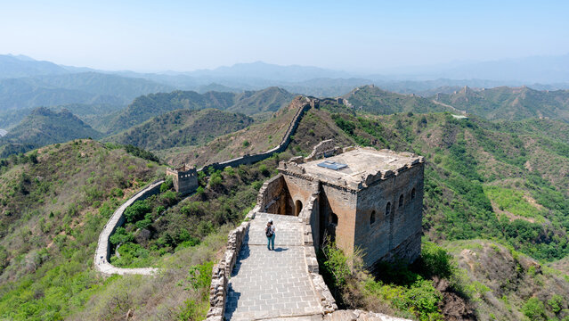 Jinshanling section of the Great Wall of China in Beijing