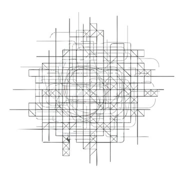 Complex Geometric Structure Blueprint