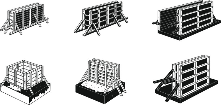 black and white houses