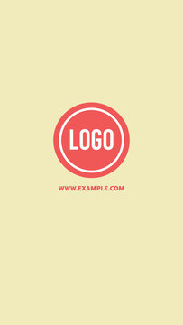 Minimal Shapes Logo - Vertical