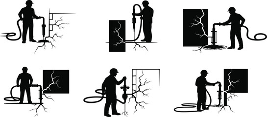 silhouettes of people