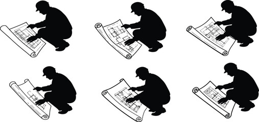 silhouettes of women