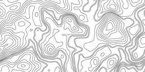 Topographic map background geographic line map with elevation assignments. Modern design with White background with topographic wavy pattern design.paper texture Imitation of a geographical map shades © Sajjad