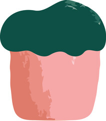 cup cake and cakes vector art
