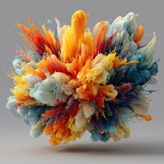 Brain full of imagination and inspiration