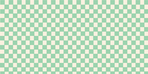 the Seamless Lattice Pattern Vector Repeating Green White Abstract Square Background. eps 10