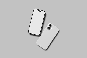 Smartphone Screen Mockup - 3D Illustration