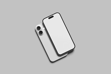Smartphone Screen Mockup - 3D Illustration