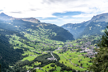 Fototapeta premium swiss alps landscape