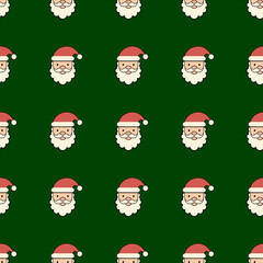 seamless pattern with santa claus