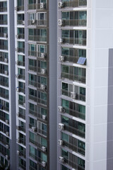 This is a close-up of an apartment in Seoul.