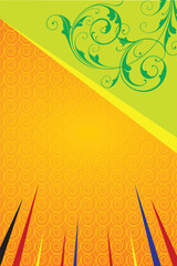 Energetic Background Design with Spiral Ornament and Sharp Triangles in Vivid Colors Featuring Gradients Ideal for Web Banners Posters and Presentations