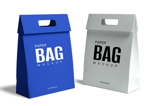 Paper Bag Mockup Set