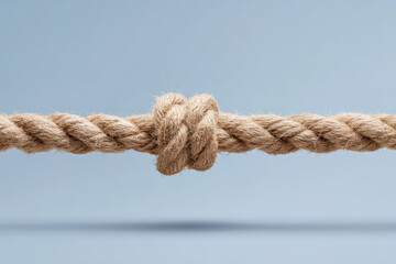 minimalist composition featuring rope star and cross creates intriguing visual contrast against clean background